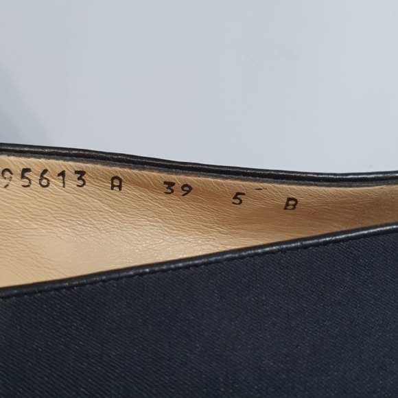 NEW Salvatore Ferragamo Vintage Tours Slip on Bla - Picture 5 of 9